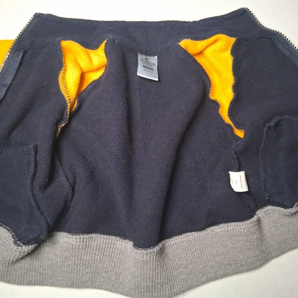 WVU Mountaineers Sweatshirt Baby 3-6 Mos Zip Up West Virginia University Sports - Picture 9 of 16